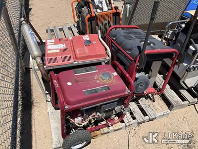 Lot of (3) Generators: Yanmar Model YDG5500EV-6EI: Diesel Powered Husky Model 030436: Gas Powered Generac Model 01645: Gas Powered (All operate)