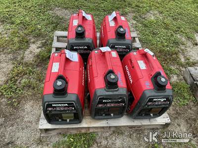 (5) Honda Gas Powered Generators ((1) Runs