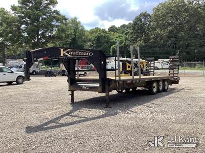 2021 Kaufman Tri-Axle Gooseneck Equipment Trailer