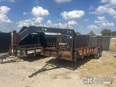 1995 Modern T/A Gooseneck Equipment trailer