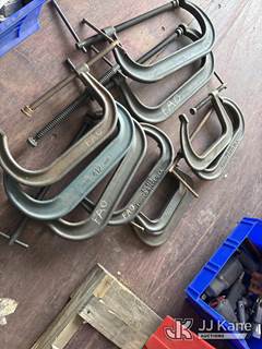 Assortment of C clamps
