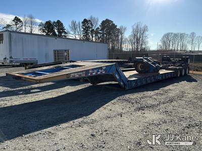 2010 Load King 50 Ton Tri-Axle Folding Gooseneck Lowboy Trailer