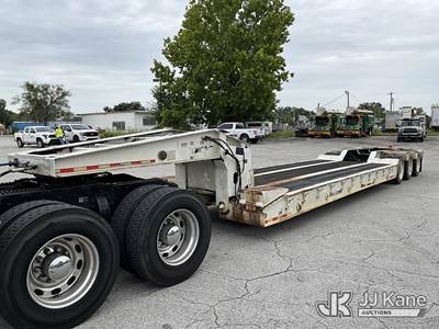 2002 Trail-Eze TE100D-G22H3 Tri-Axle Detachable Gooseneck Lowboy Trailer