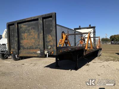 1996 Utility Trailer Manufacturer Drop-Deck Flatbed Trailer