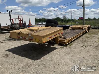 1988 Wallace LBT352 T/A Lowboy Trailer