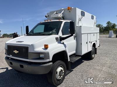 2008 Chevrolet C5C042 Air Compressor/Enclosed Utility Truck