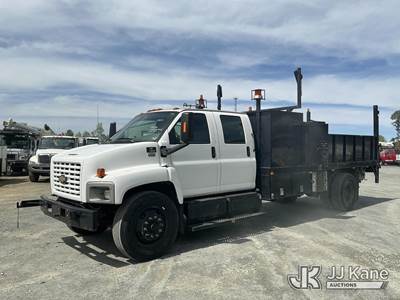 2008 Chevrolet C7500 Crew-Cab Flatbed Truck
