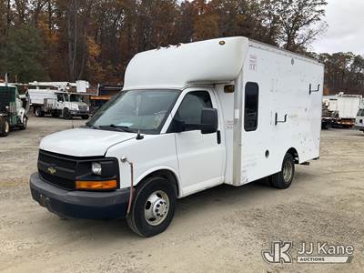 2012 Chevrolet Express G3500 Cutaway Enclosed Service Van