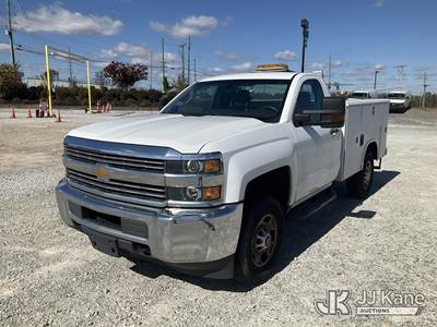 2016 Chevrolet Silverado 2500HD Work Truck Long Box 2WD Service Truck