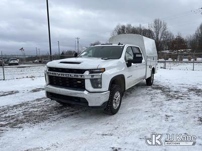 2022 Chevrolet Silverado 2500HD 4x4 Crew-Cab Enclosed Service Truck