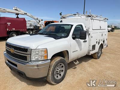 2012 Chevrolet Silverado 2500HD Enclosed Service Truck