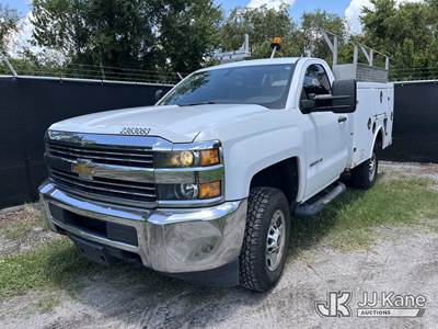 2016 Chevrolet Silverado 2500HD Work Truck Long Box Enclosed Service Truck