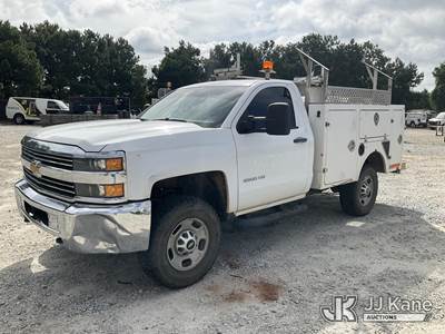 2016 Chevrolet Silverado 2500HD 4x4 Enclosed Service Truck