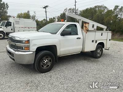 2016 Chevrolet Silverado 2500HD Work Truck Long Box Service Truck