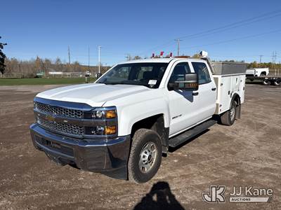 2019 Chevrolet Silverado 2500HD 4x4 Crew-Cab Service Truck