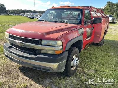 2002 Chevrolet Silverado 3500 Regular Cab Service Truck