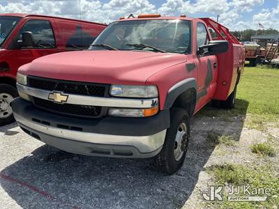 2002 Chevrolet Silverado 3500 Regular Cab Service Truck