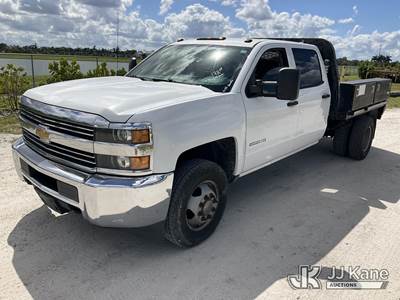 2017 Chevrolet Silverado 3500HD Work Truck Long Box 4WD Flatbed/Service Truck