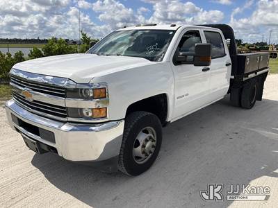 2017 Chevrolet Silverado 3500HD Work Truck Long Box Flatbed/Service Truck