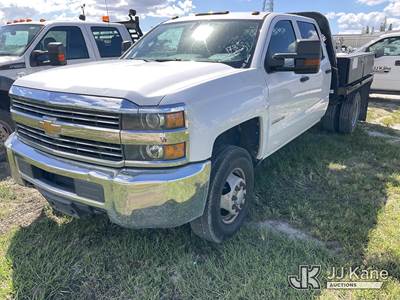 2017 Chevrolet Silverado 3500HD Work Truck Long Box 4WD Flatbed/Service Truck