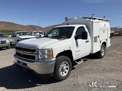 2012 Chevrolet Silverado 3500HD 4x4 Enclosed Service Truck