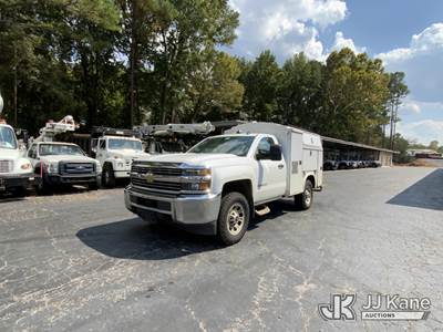 2015 Chevrolet Silverado 3500HD Work Truck Long Box Enclosed Service Truck