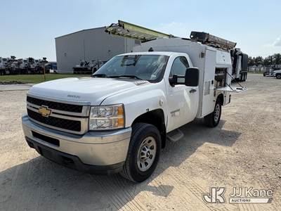 2012 Chevrolet Silverado 3500HD Work Truck Long Box Enclosed Service Truck