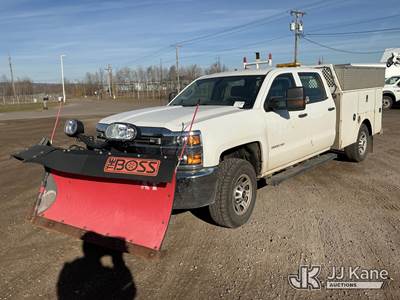 2018 Chevrolet Silverado 3500HD Crew-Cab Service Truck