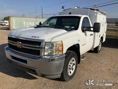 2012 Chevrolet Silverado 3500HD Enclosed Service Truck