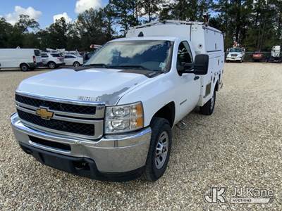 2012 Chevrolet Silverado 3500HD 4x4 Enclosed Service Truck