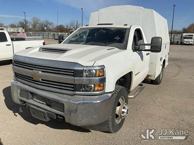 2017 Chevrolet Silverado 3500HD Work Truck Long Box 4WD Enclosed Service Truck
