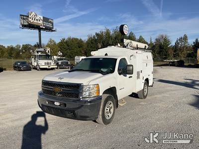 2014 Chevrolet Silverado 3500HD 4x4 Enclosed Service Truck