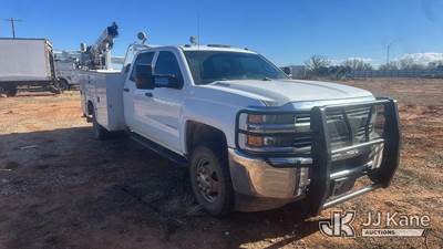 2015 Chevrolet Silverado 3500HD 4x4 Crew-Cab Service Truck