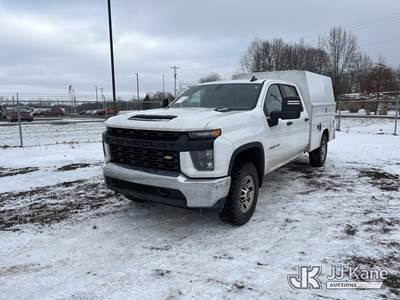 2022 Chevrolet Silverado 3500HD 4x4 Crew-Cab Enclosed Service Truck