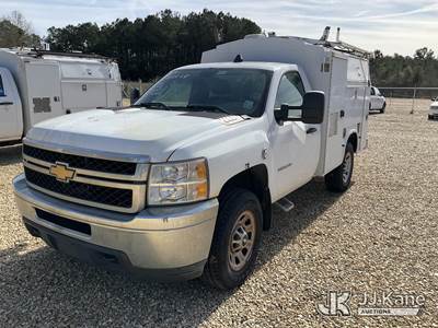 2012 Chevrolet Silverado 3500HD WT Enclosed Service Truck