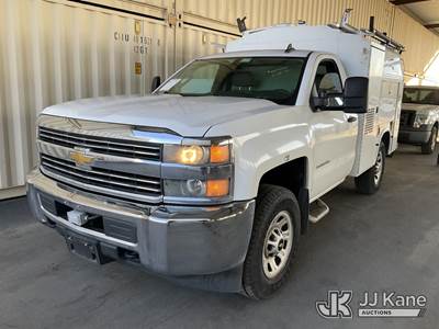 2016 Chevrolet Silverado 3500HD Enclosed Service Truck