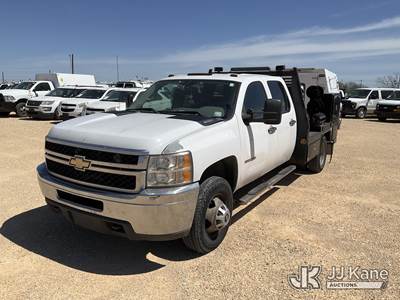 2011 Chevrolet Silverado 3500HD Crew-Cab Flatbed/Service Truck