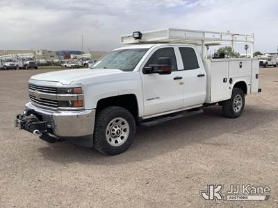 2016 Chevrolet Silverado 3500HD 4x4 Extended-Cab Service Truck