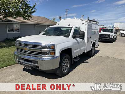 2017 Chevrolet Silverado 3500HD Work Truck Long Box 2WD Enclosed High-Top Service Truck