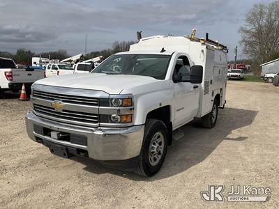 2015 Chevrolet Silverado 3500HD Work Truck Long Box 2WD Enclosed Service Truck