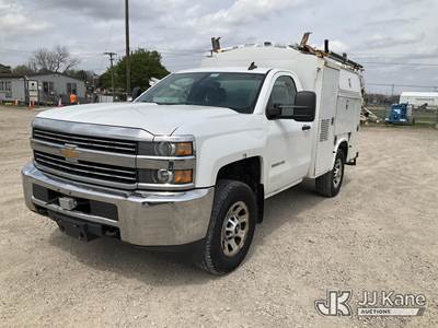 2015 Chevrolet Silverado 3500HD Work Truck Long Box 2WD Enclosed Service Truck
