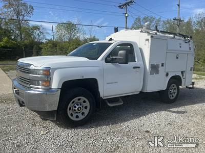 2015 Chevrolet Silverado 3500HD Work Truck Long Box 2WD Enclosed Service Truck
