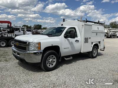 2014 Chevrolet Silverado 3500HD Work Truck Long Box Enclosed Service Truck
