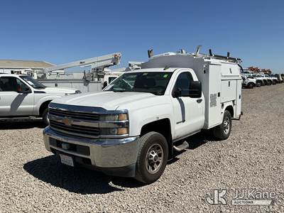 2016 Chevrolet Silverado 3500HD Work Truck Long Box 2WD Enclosed Service Truck