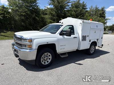 2015 Chevrolet Silverado 3500HD Work Truck Long Box Enclosed Service Truck