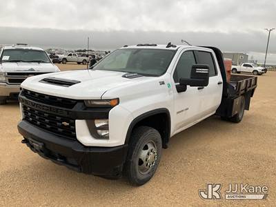 2021 Chevrolet Silverado 3500HD Crew-Cab Flatbed/Service Truck