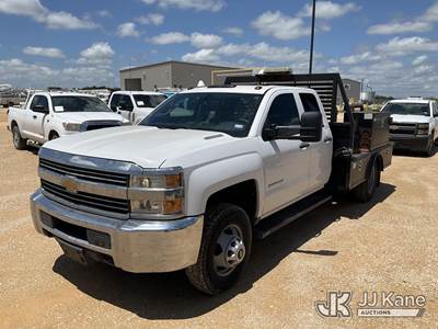 2015 Chevrolet Silverado 3500HD 4x4 Extended-Cab Flatbed/Service Truck