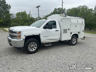 2015 Chevrolet Silverado 3500HD Work Truck Long Box Enclosed Service Truck