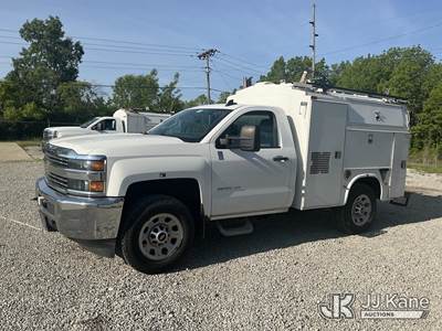 2015 Chevrolet Silverado 3500HD Work Truck Long Box Enclosed Service Truck