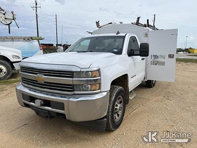 2015 Chevrolet Silverado 3500HD Enclosed Service Truck